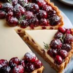 White Chocolate Cranberry Tart