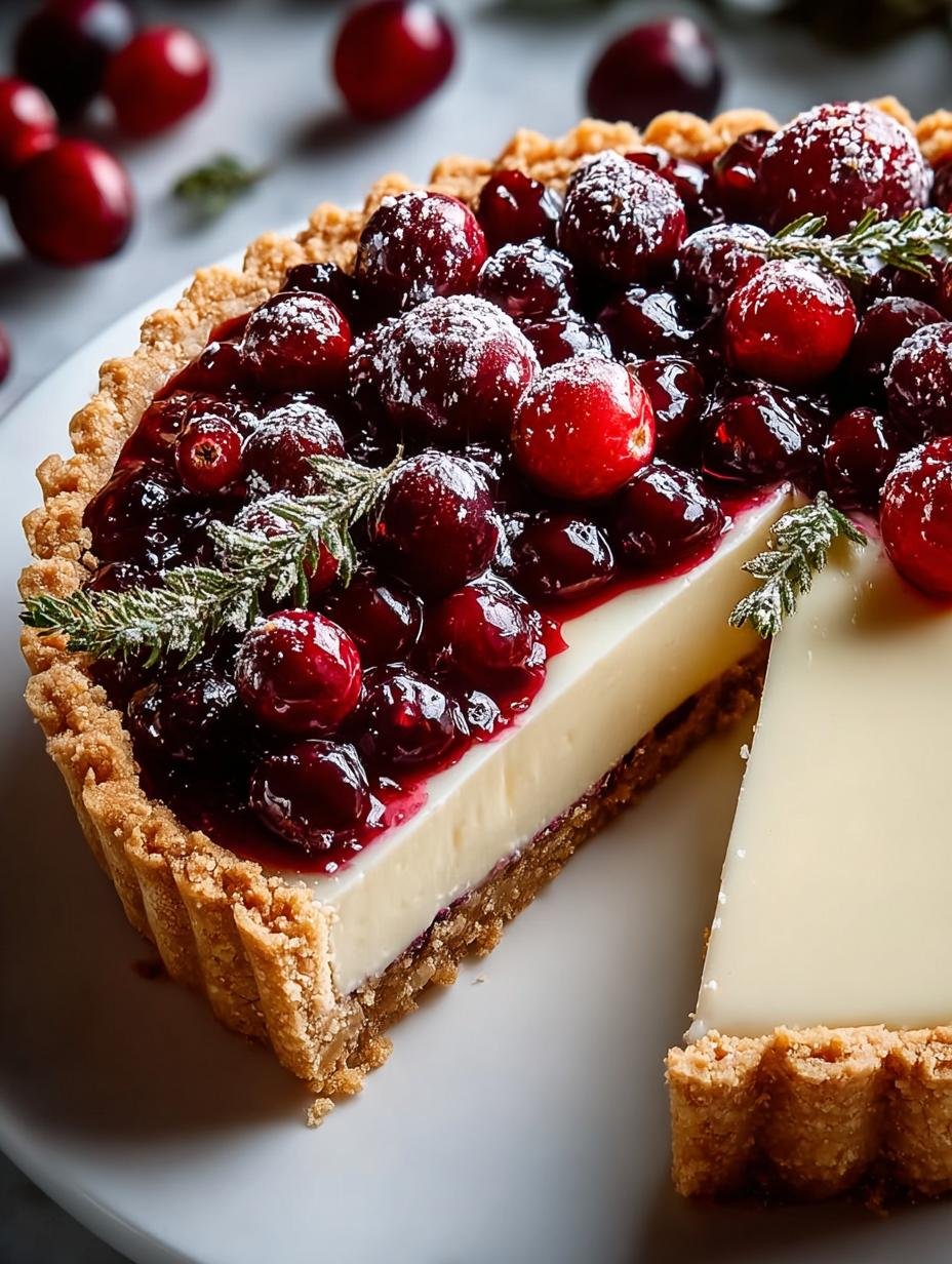 Delicious White Chocolate Cranberry Tart for Any Occasion - White Chocolate Cranberry Tart - additional detail