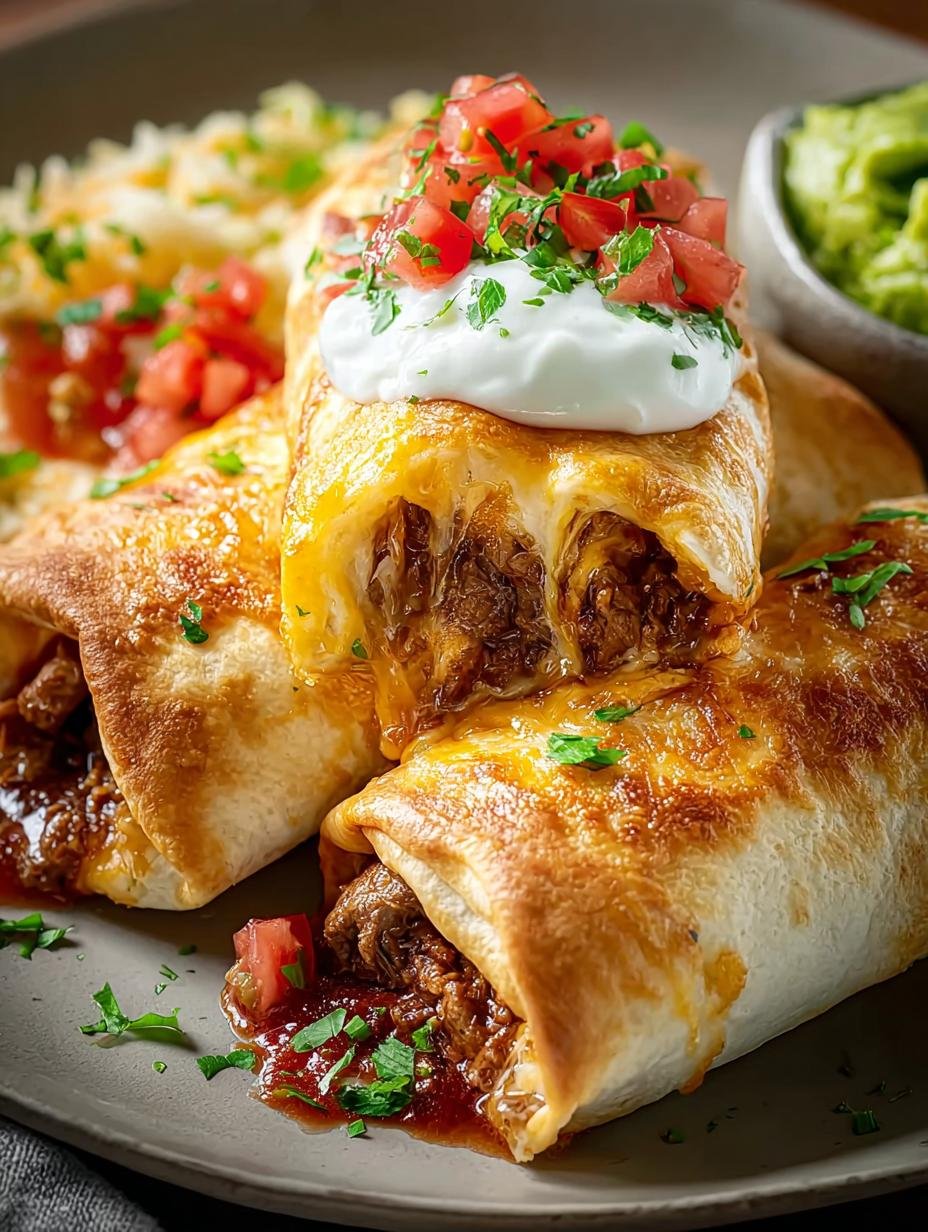 Baked Beef Chimichanga For A Crispy, Healthy Delight - Baked Beef Chimichanga For - main visual representation