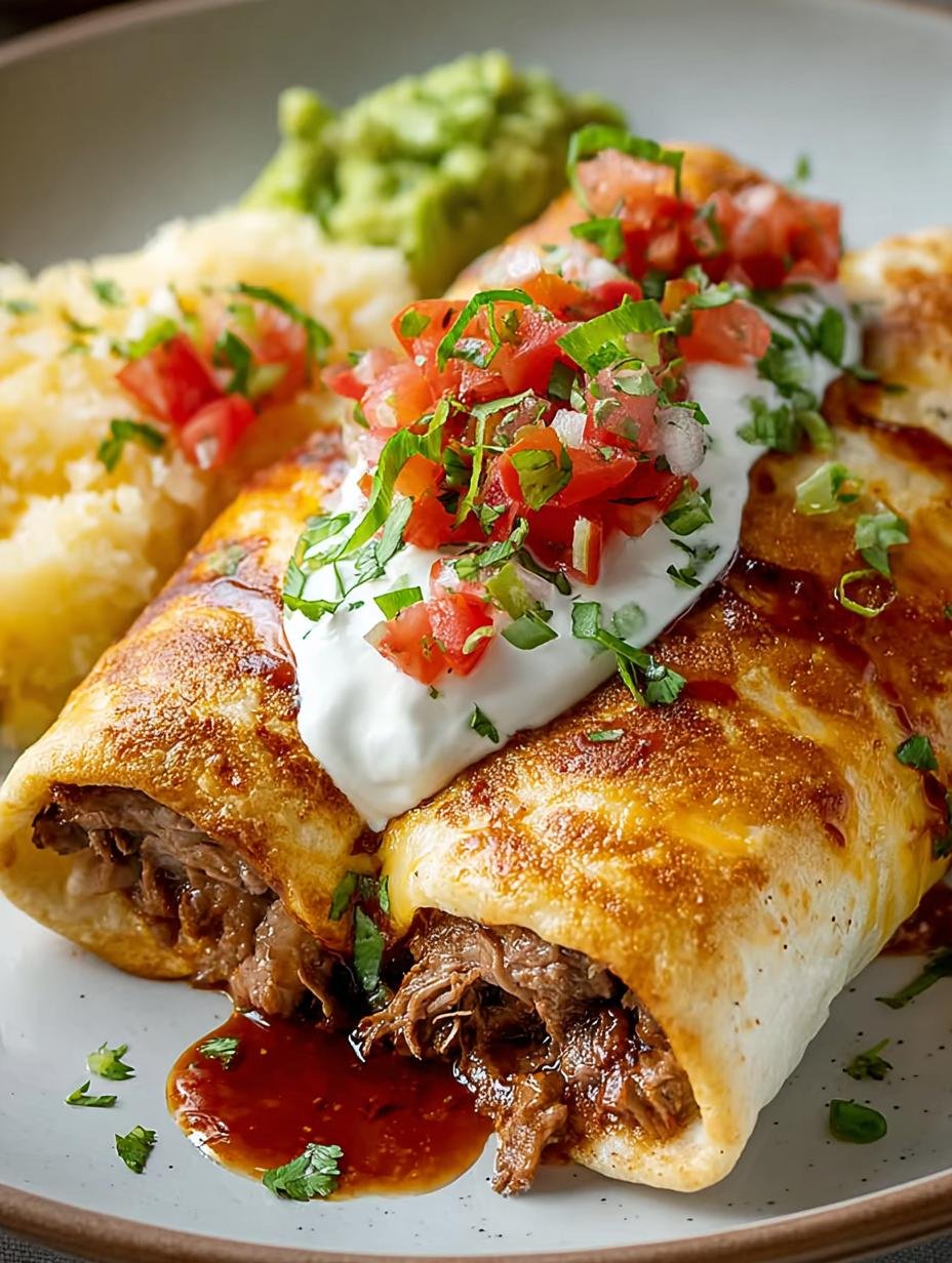 Baked Beef Chimichanga For A Crispy, Healthy Delight