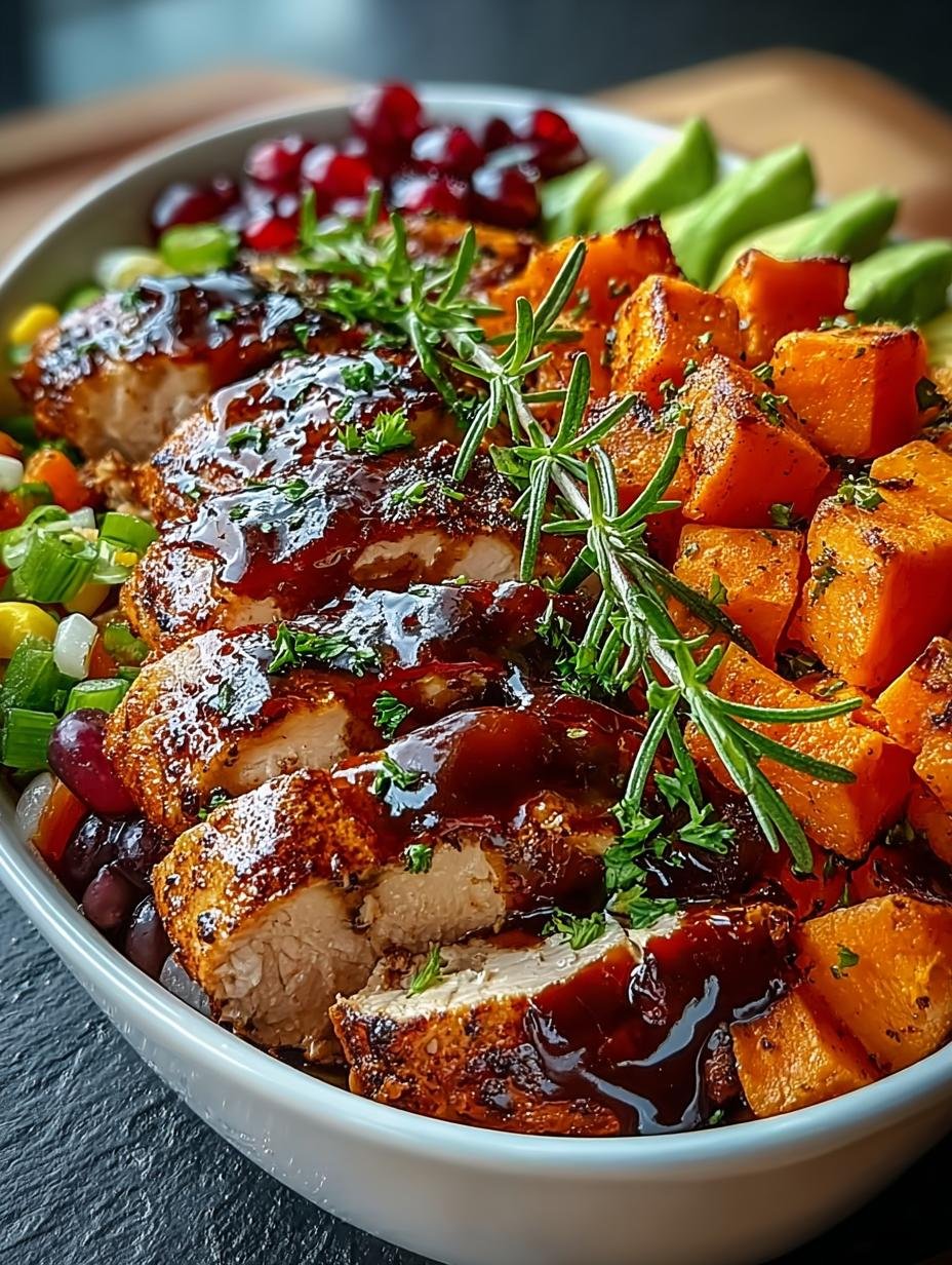 BBQ Chicken Sweet Potato Bowl: A Delicious Dinner Delight - Bbq Chicken Sweet Potato - main visual representation