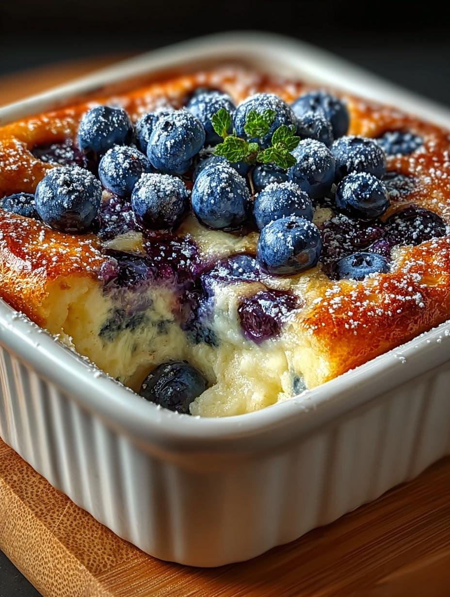 Delicious Blueberry Buttermilk Pancake Casserole Recipe