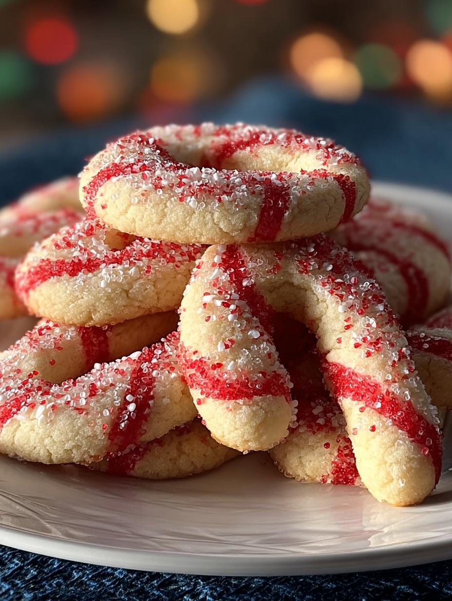 Festive Candy Cane Cookies: 7 Steps to a Holiday Delight - Candy Cane Cookies - additional detail