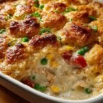 Chicken Cobbler Casserole