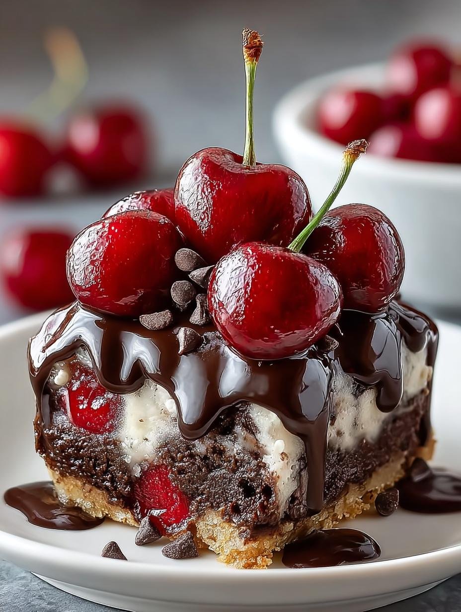 Chocolate Covered Cherry Magic Bars: A Decadent Delight - Chocolate Covered Cherry Magic - additional detail