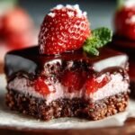 Chocolate Covered Strawberry Bars