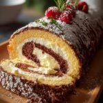 Christmas Roll Cake Holiday