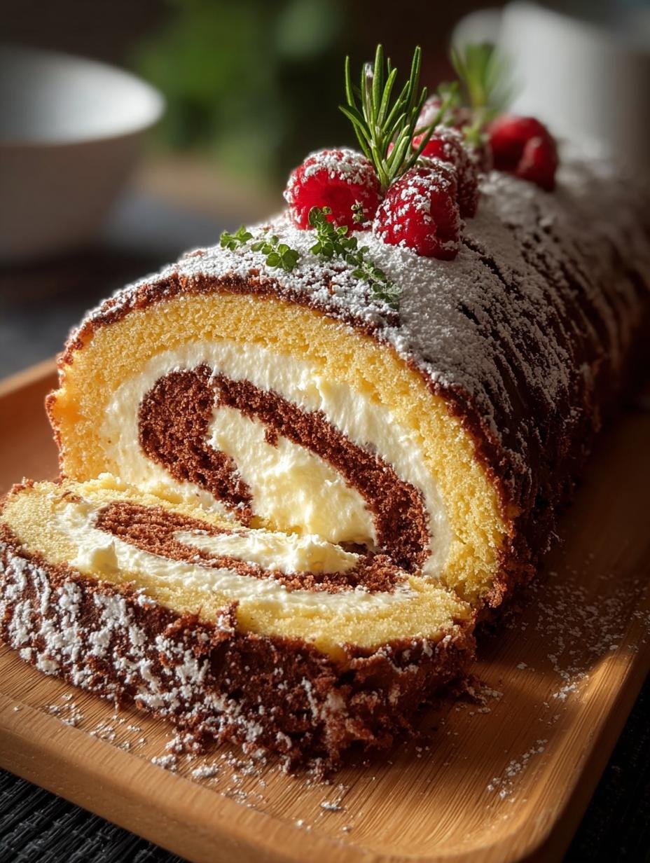 Christmas Roll Cake Holiday