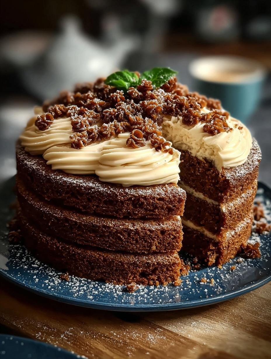 Christmas Spice Cake with Eggnog Buttercream Delight - Christmas Spice Cake with - main visual representation
