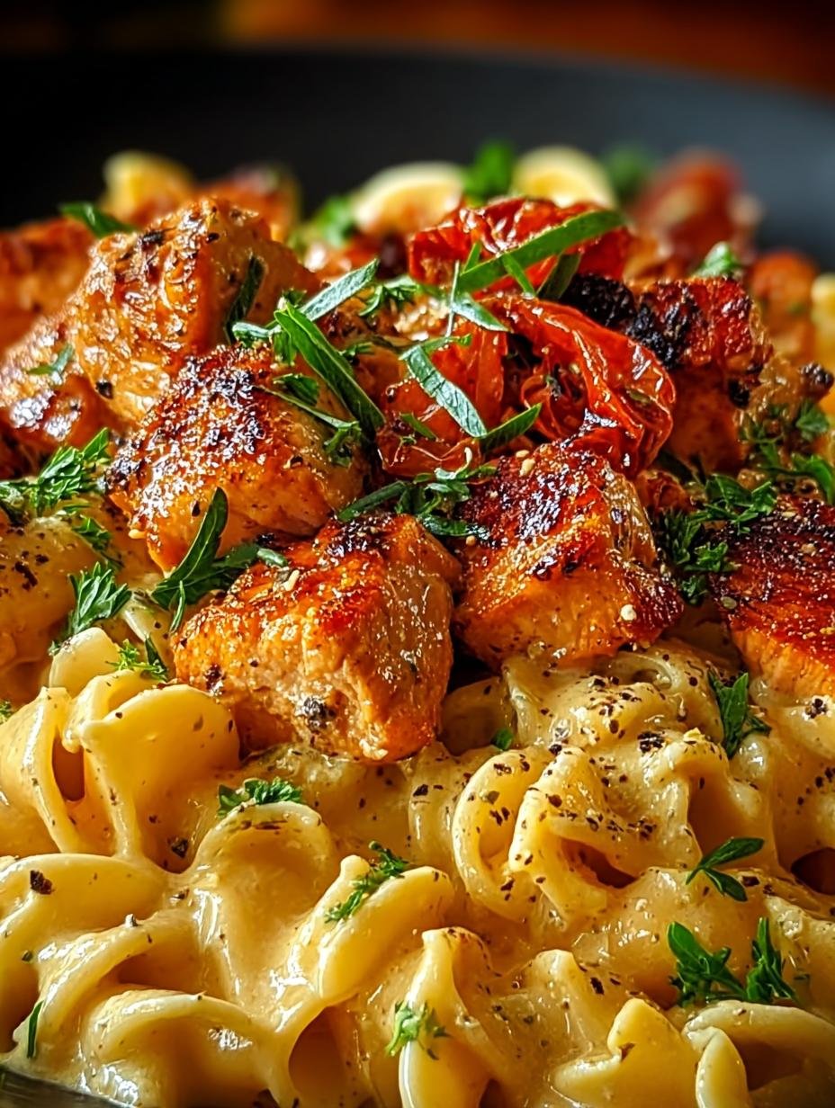 Delicious Cowboy Butter Chicken Pasta for Dinner - Cowboy Butter Chicken Pasta - additional detail