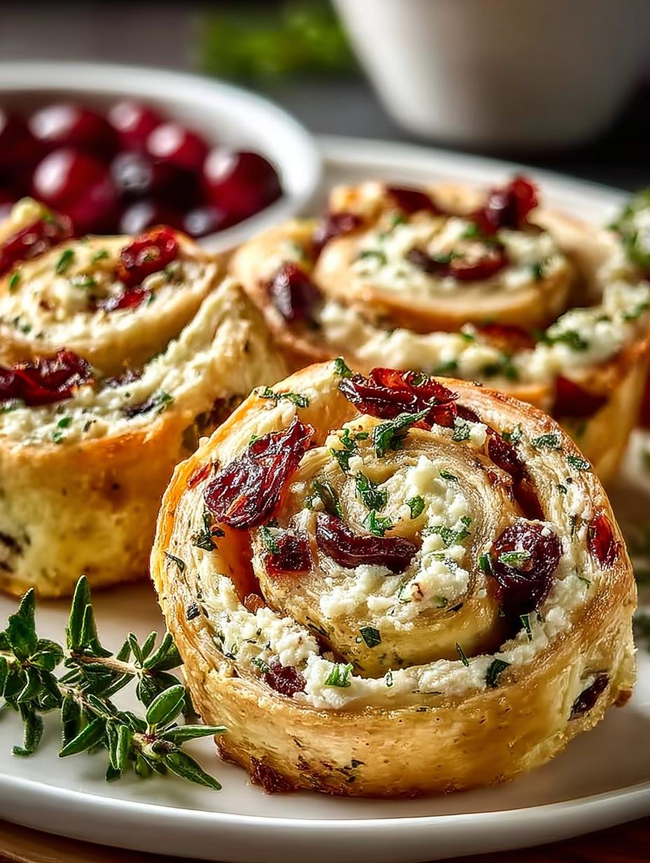 Cranberry Cream Cheese Pinwheels: 7 Irresistible Bites - Cranberry Cream Cheese Pinwheels - main visual representation