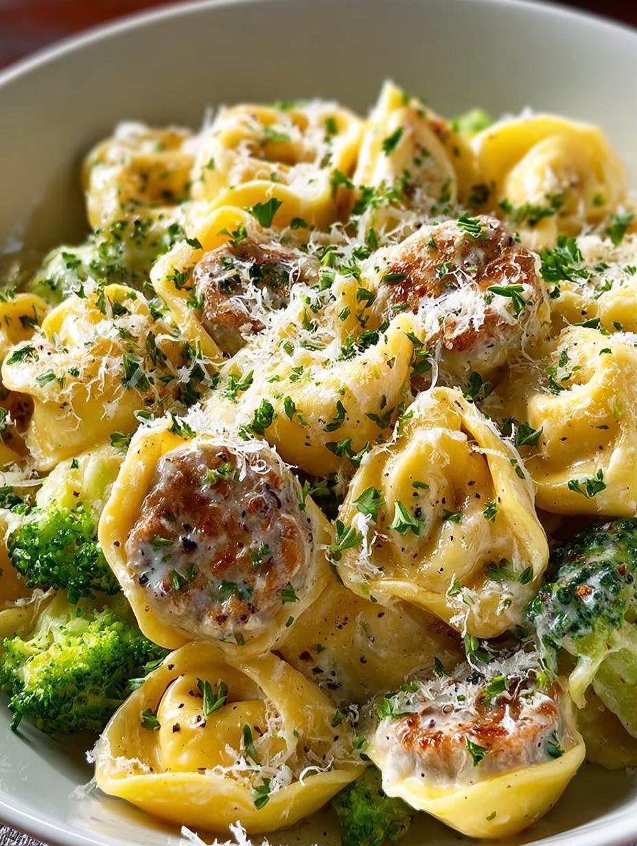 Creamy Garlic Parmesan Tortellini: A Cozy Weeknight Delight - Creamy Garlic Parmesan Tortellini - main visual representation