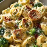 Creamy Garlic Parmesan Tortellini