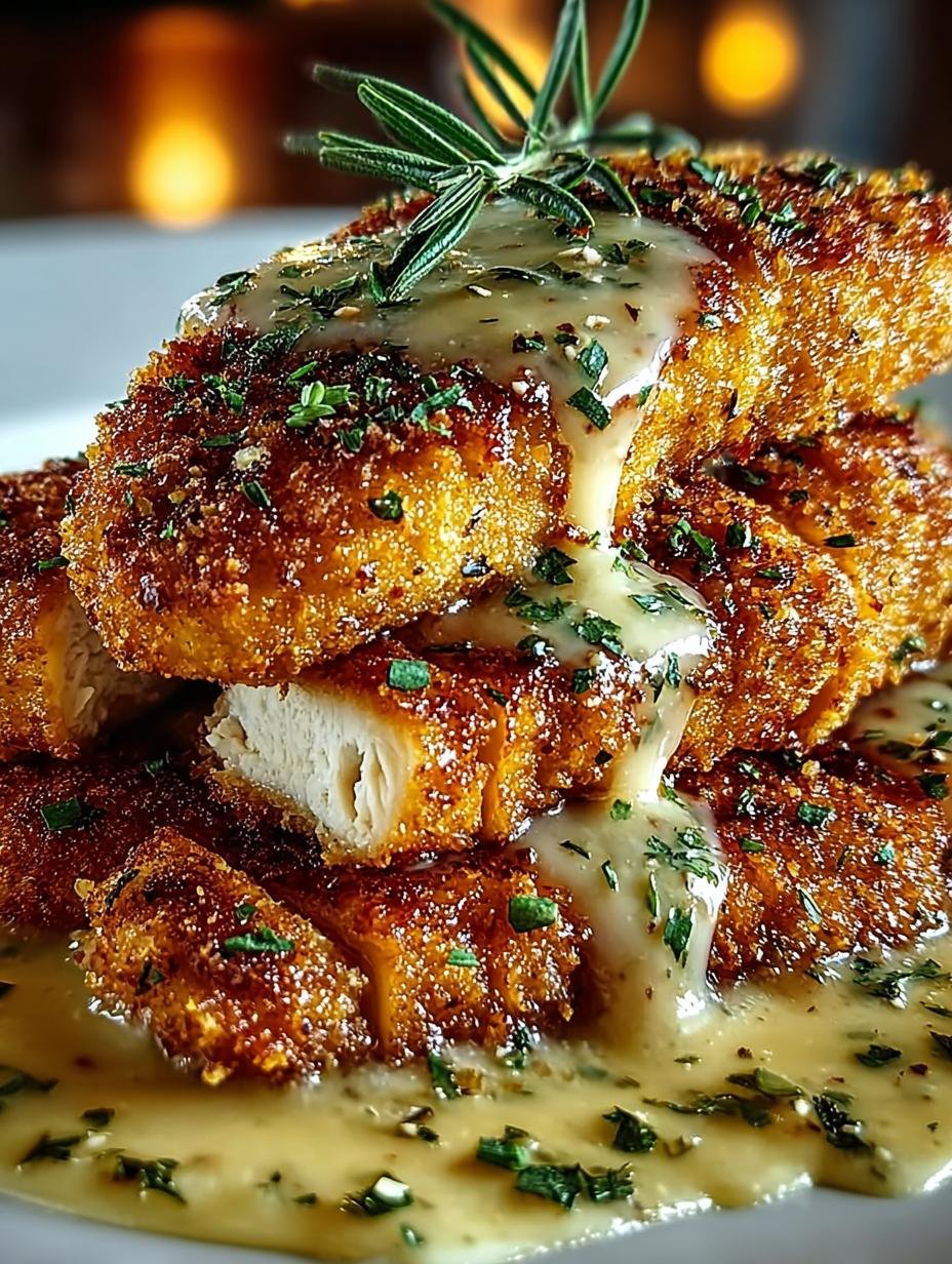 Crispy Parmesan Chicken with Rich Garlic Sauce Delight - Crispy Parmesan Chicken with - additional detail