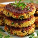 Crunchy Quinoa Veggie Patties