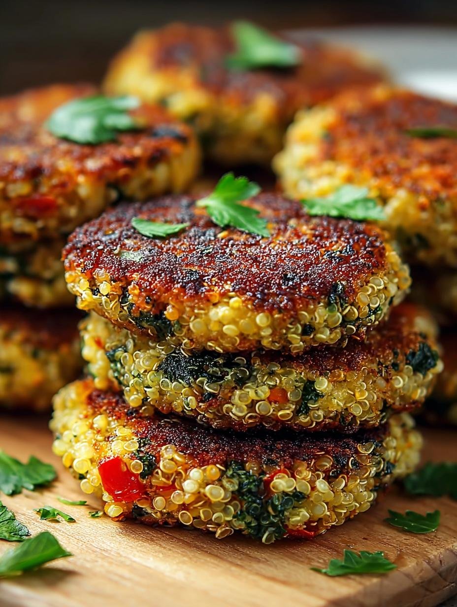 Crunchy Quinoa Veggie Patties: 7 Reasons to Love Them - Crunchy Quinoa Veggie Patties - additional detail