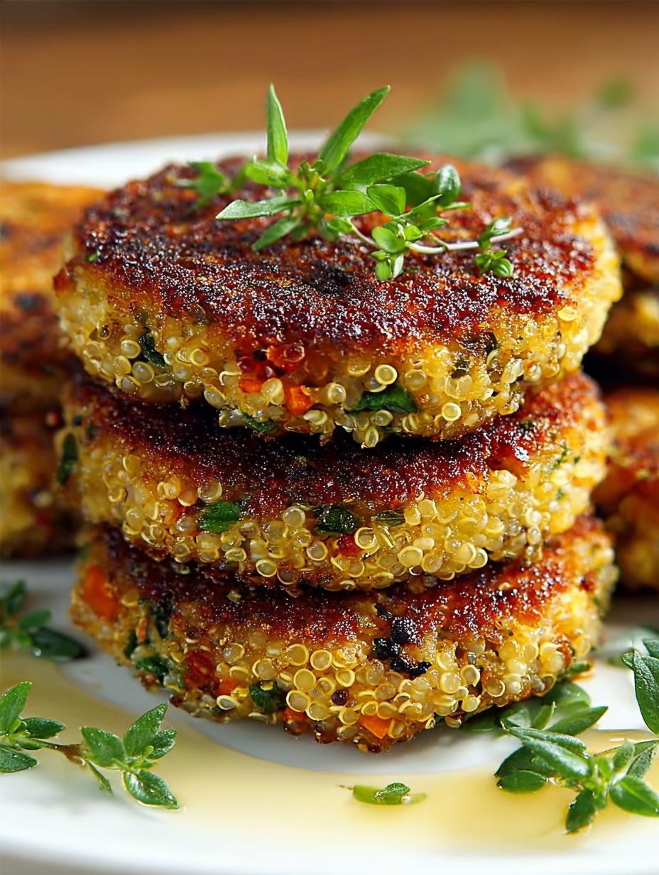 Crunchy Quinoa Veggie Patties