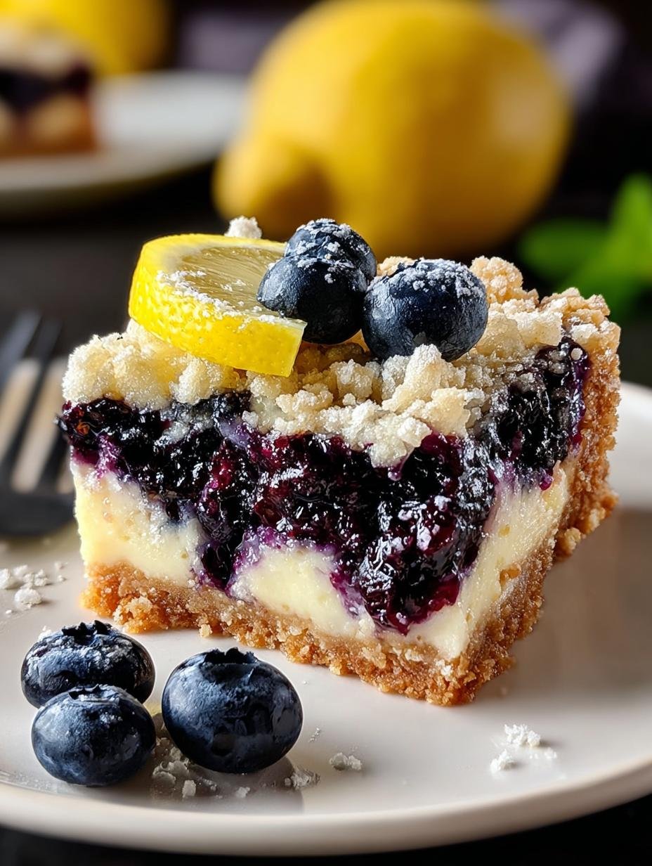 Gluten Free Lemon Blueberry Bars: 5 Star Dessert - Gluten Free Lemon Blueberry - main visual representation