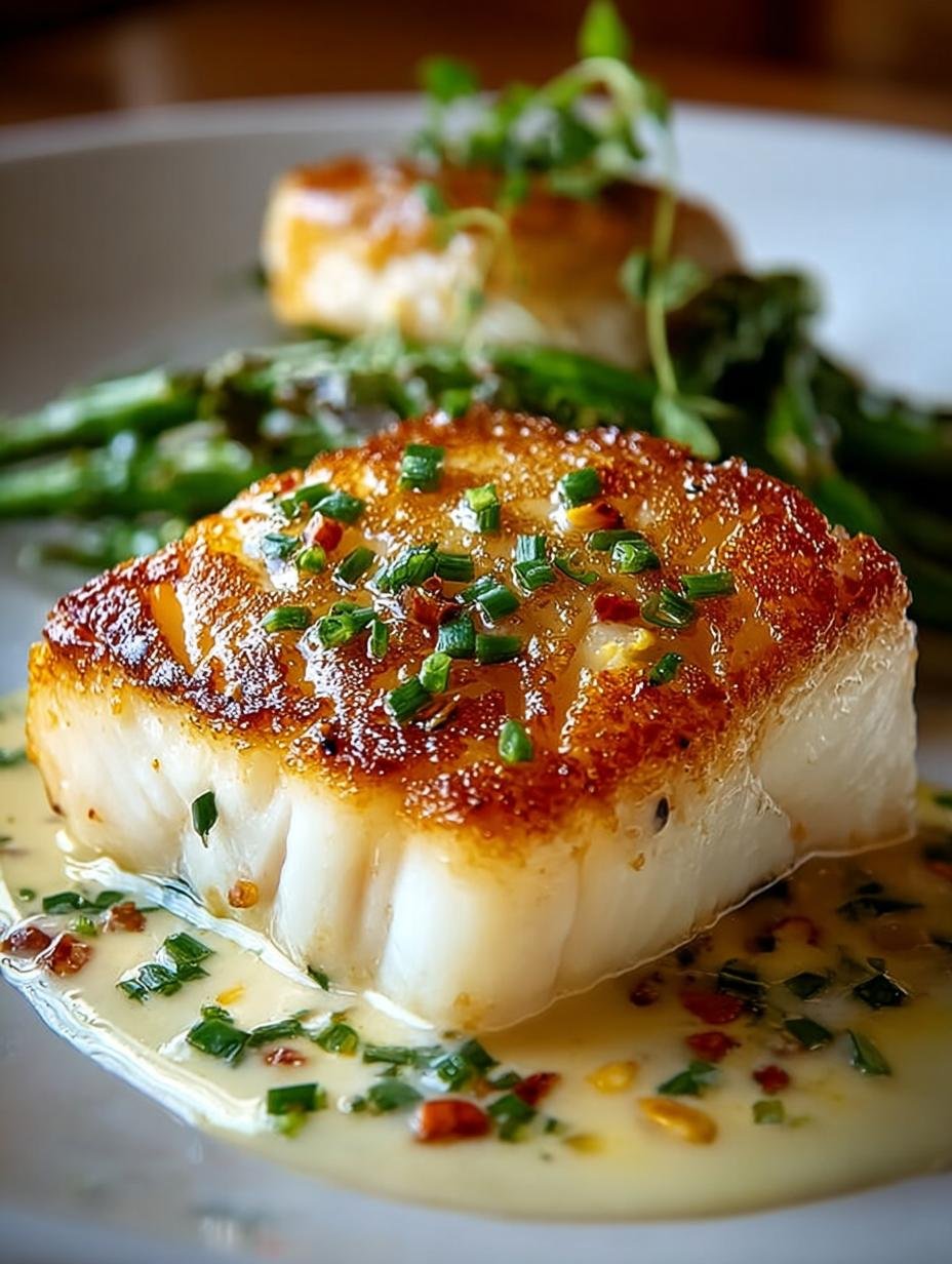 Halibut with Lemon Beurre: 7 Steps to Perfection - Halibut with Lemon Beurre - additional detail