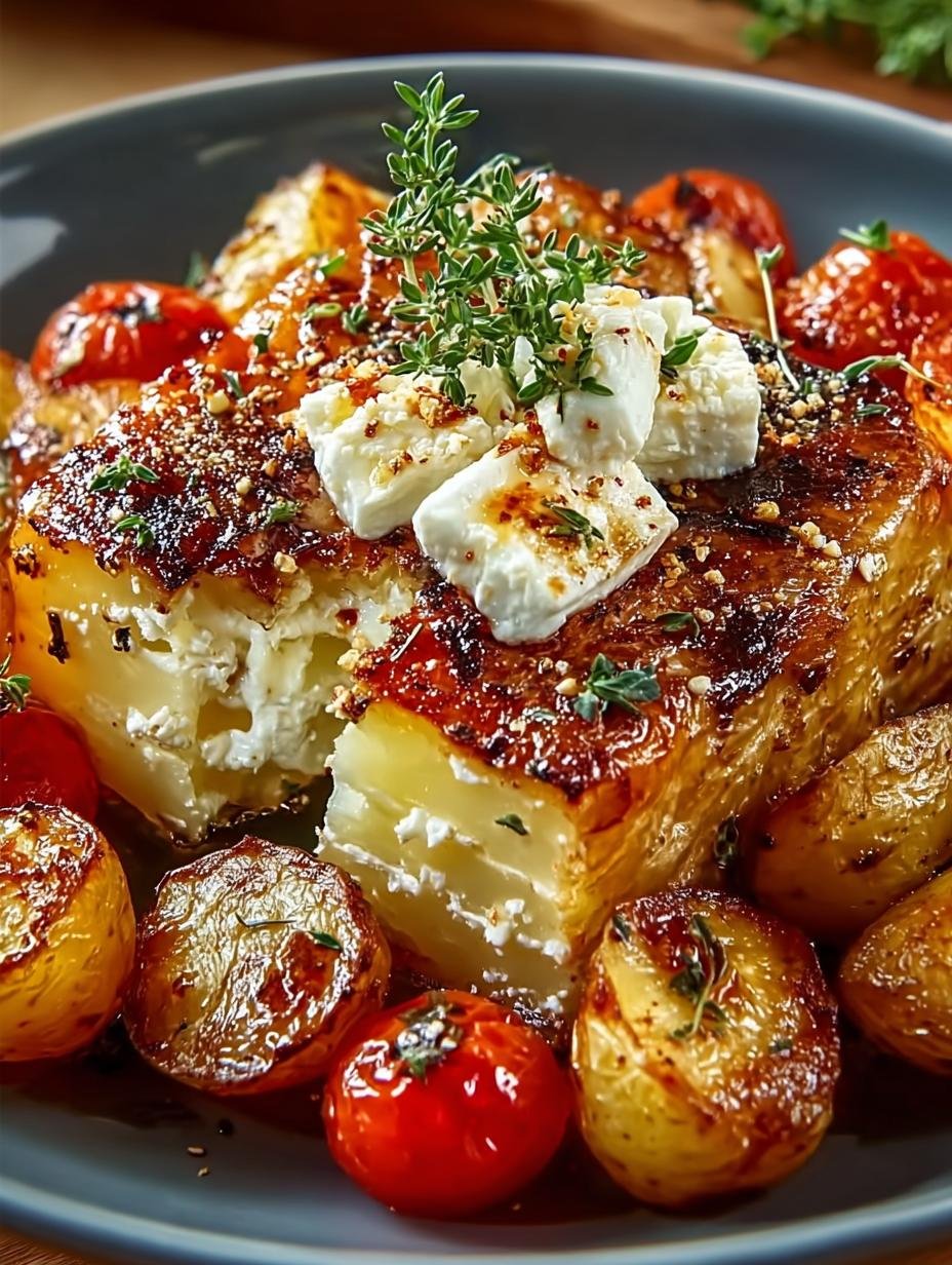 Healthy Baked Feta Potatoes: 5 Reasons to Love This Dish - Healthy Baked Feta Potatoes - main visual representation