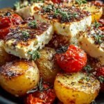 Healthy Baked Feta Potatoes