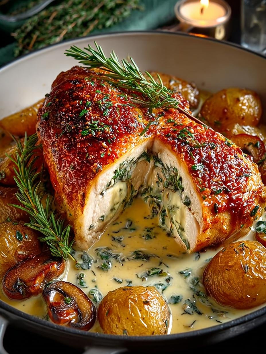 Herb Roasted Chicken Creamy Bliss for Family Gatherings