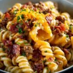 Loaded Bacon Cheeseburger Pasta