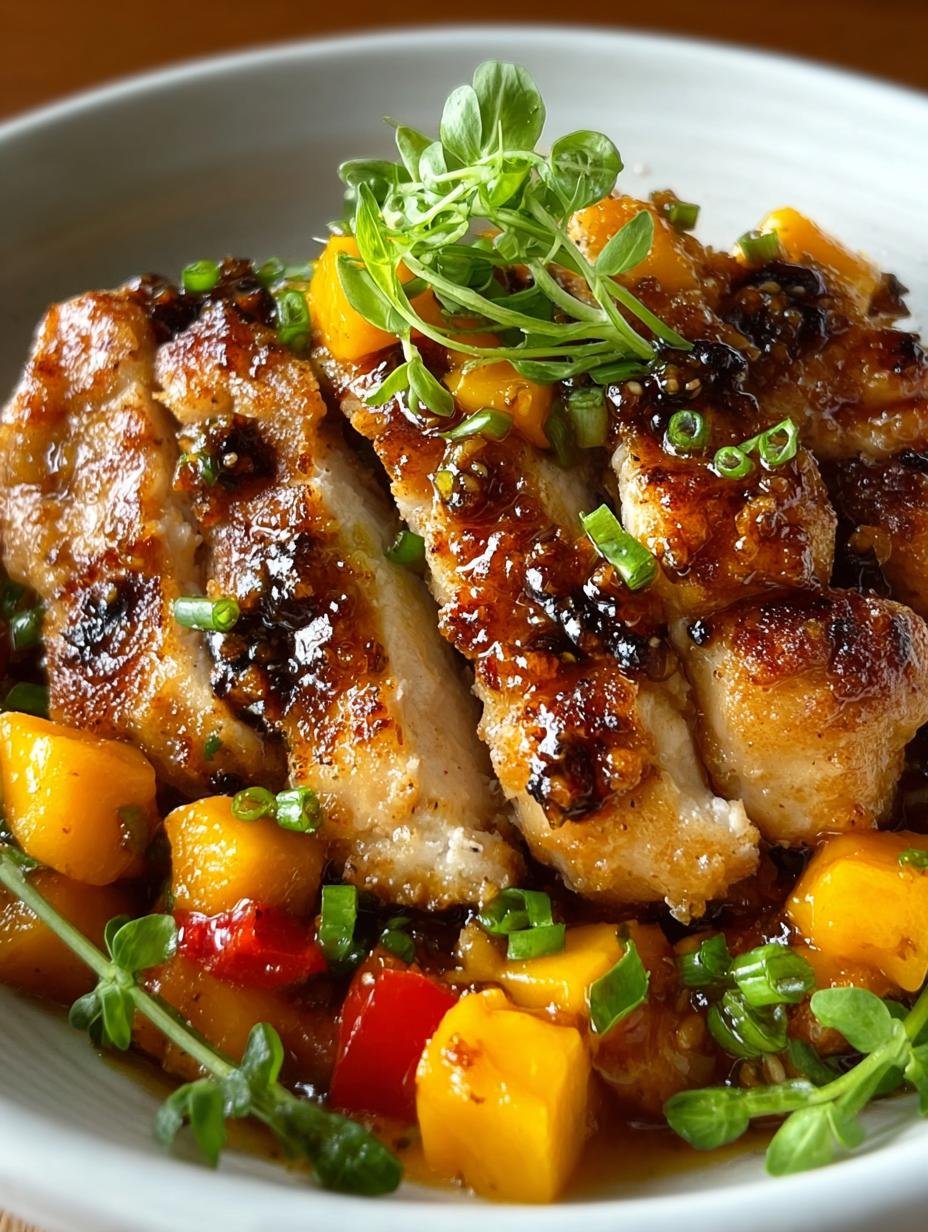 Delicious Mango Chicken: 7 Easy Tropical Dinner Recipes - Mango Chicken - main visual representation