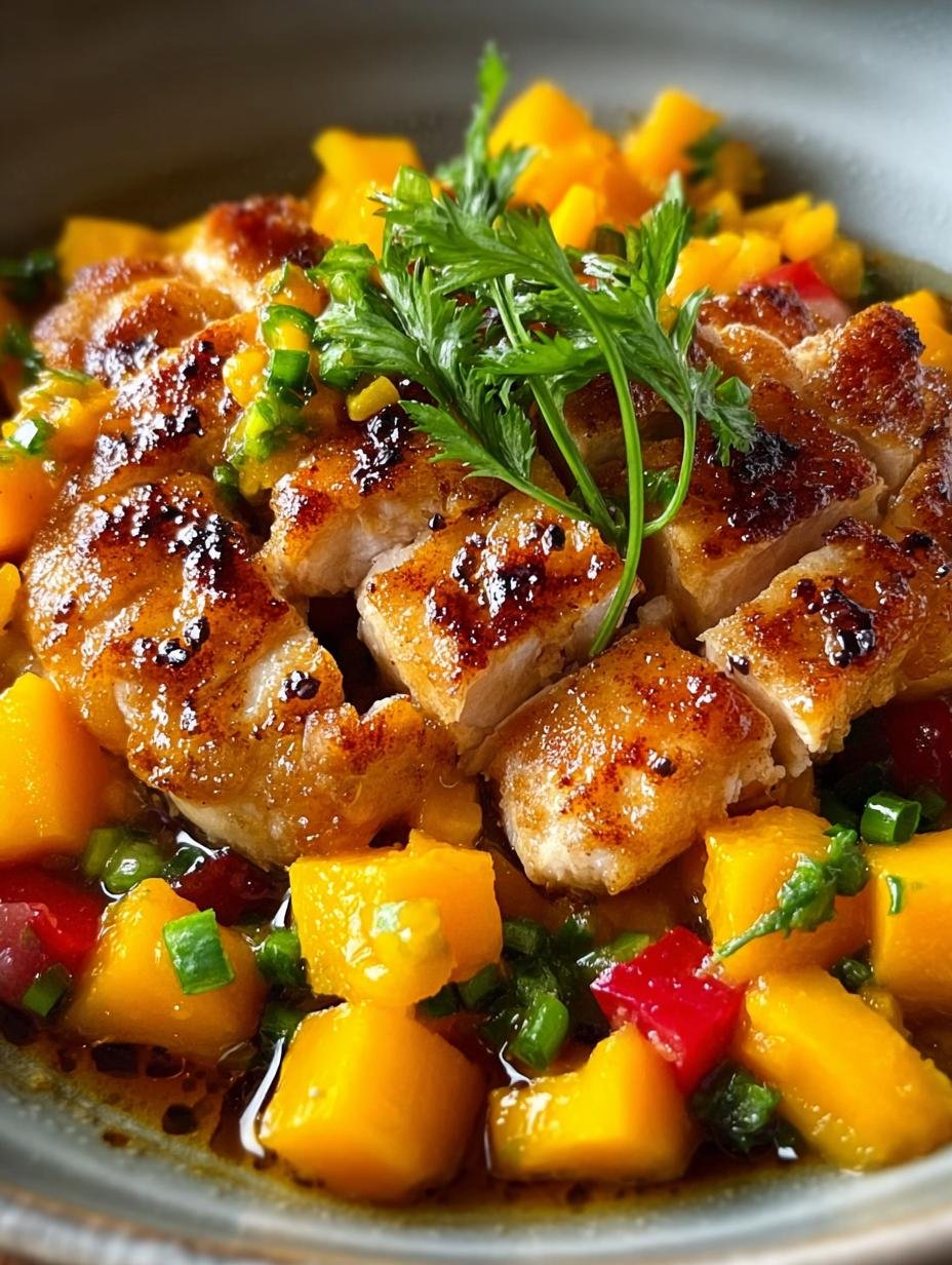 Delicious Mango Chicken: 7 Easy Tropical Dinner Recipes - Mango Chicken - additional detail