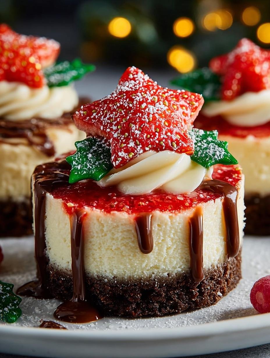 Mini Christmas Cheesecake: 12 Festive Holiday Bites - Mini Christmas Cheesecake - main visual representation