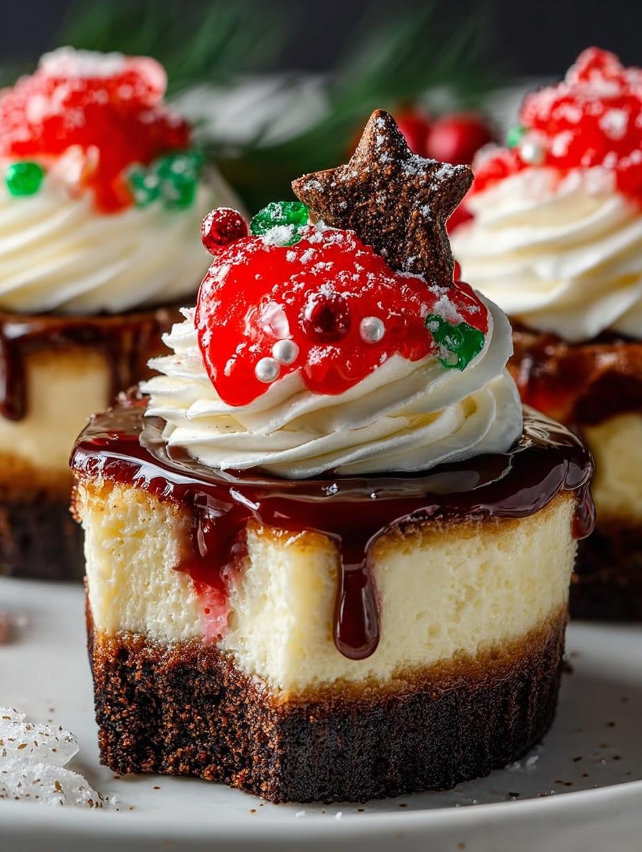Mini Christmas Cheesecake: 12 Festive Holiday Bites