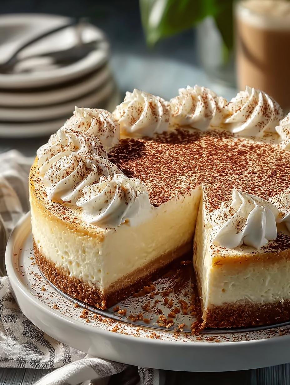Decadent Nutmeg Eggnog Cheesecake for Holiday Bliss - Nutmeg Eggnog Cheesecake - main visual representation