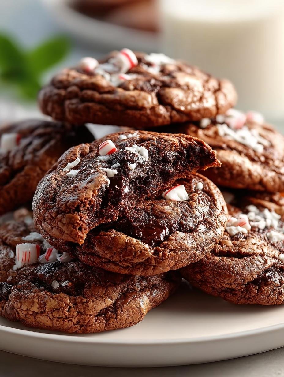 Peppermint Brownie Cookies For a Festive Treat - Peppermint Brownie Cookies For - main visual representation