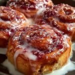 Pink Velvet Cinnamon Rolls