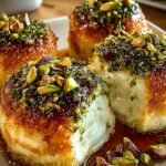 Pistachio Crusted Brie Bites