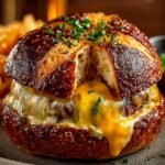 Pretzel Bun Beer Cheese