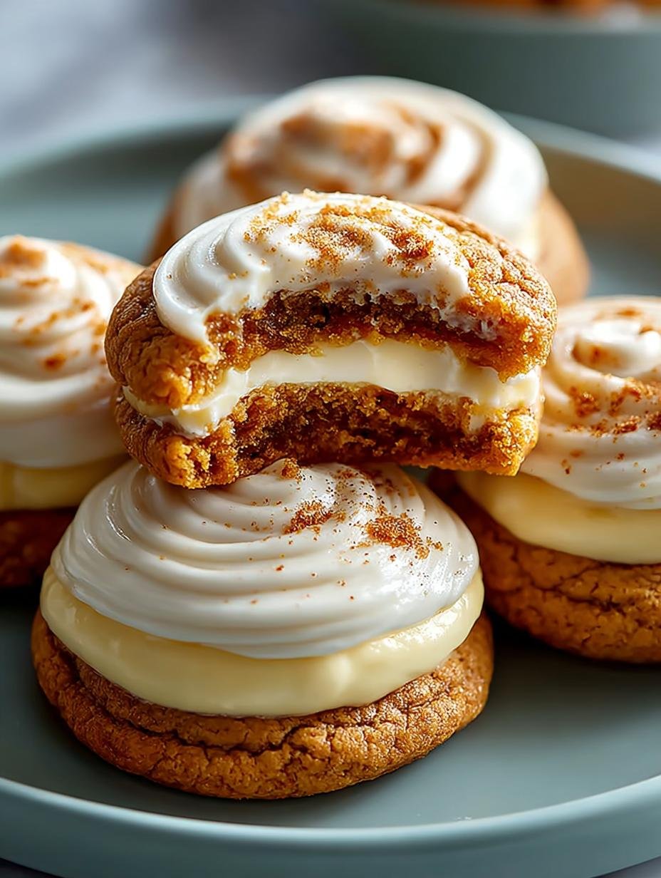 Delicious Pumpkin Cheesecake Cookies For Fall Indulgence - Pumpkin Cheesecake Cookies For - main visual representation