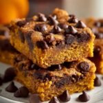 Pumpkin Chocolate Chip Bars