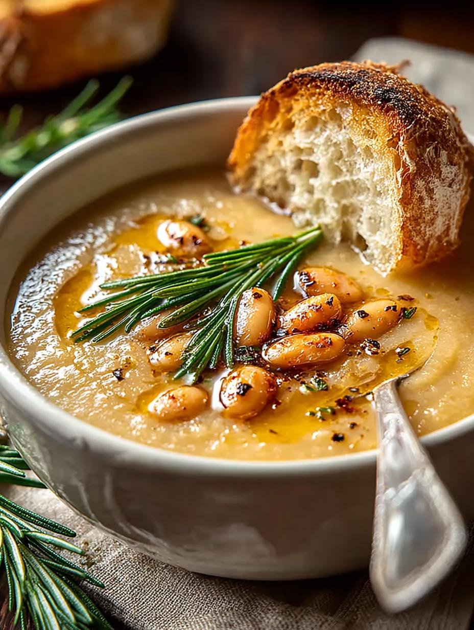 Delicious Rosemary Roasted Garlic Bean Soup Recipe - Rosemary Roasted Garlic Bean - additional detail