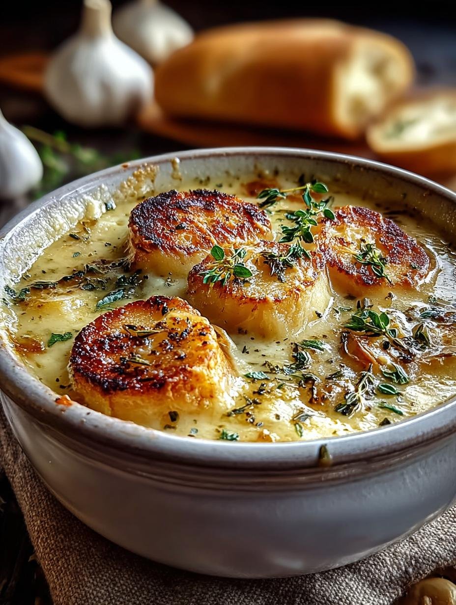 Rustic Country French Garlic Soup: 7 Steps to Comfort