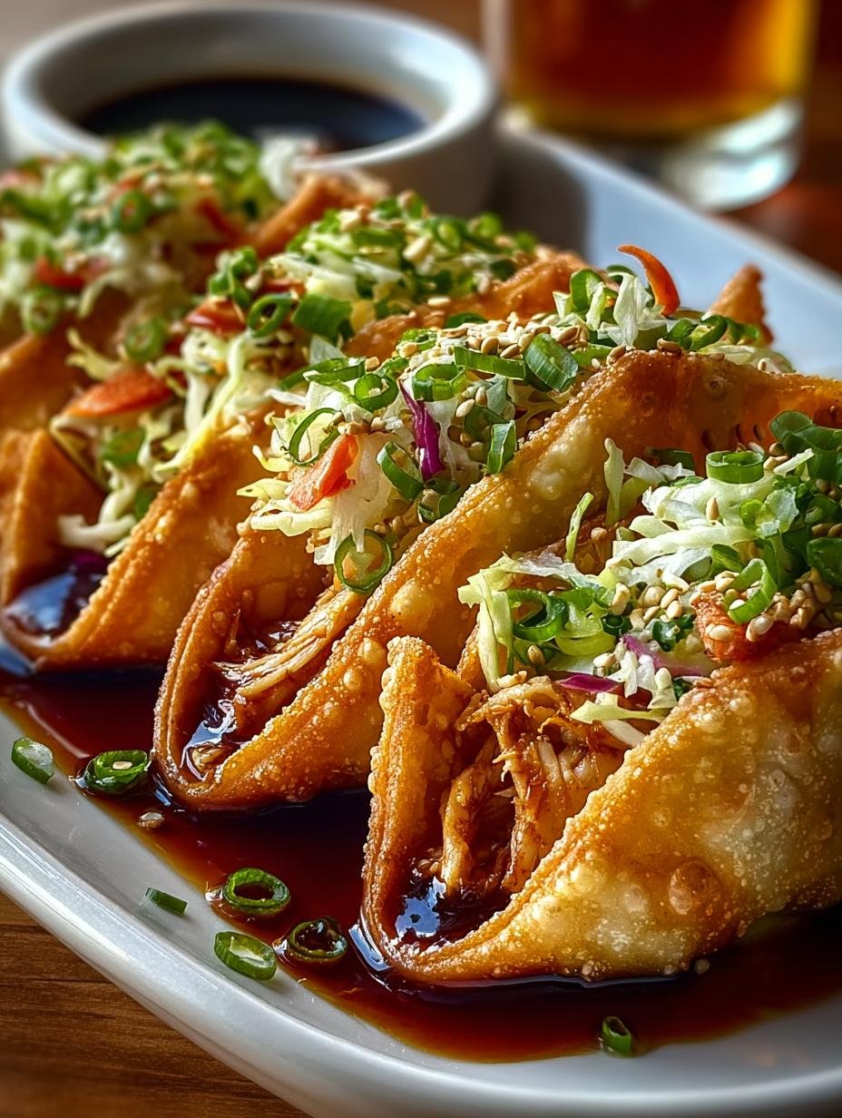 Savory Chicken Wonton Tacos: A Flavorful Delight - Savory Chicken Wonton Tacos - main visual representation