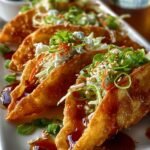 Savory Chicken Wonton Tacos