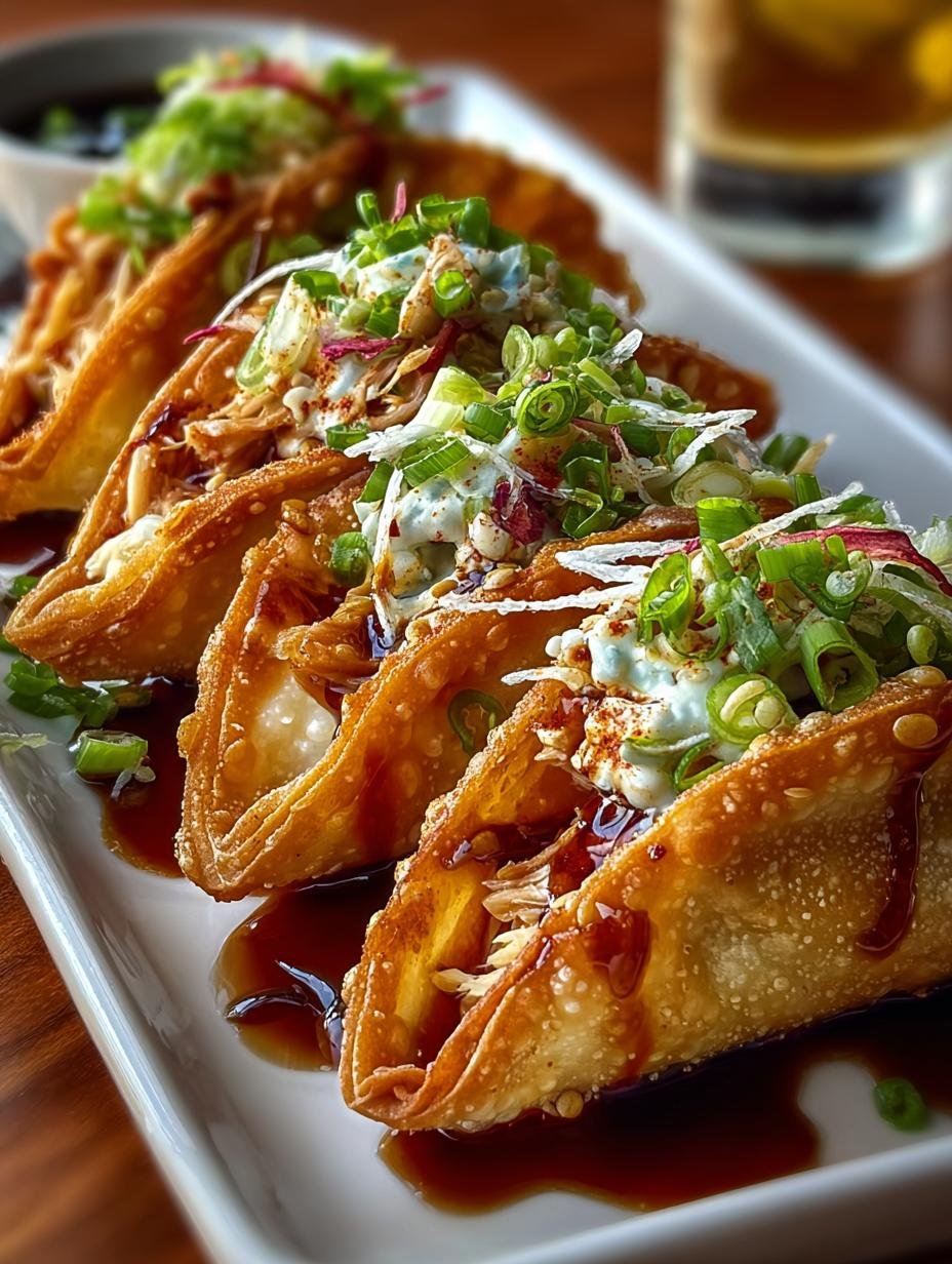 Savory Chicken Wonton Tacos: A Flavorful Delight - Savory Chicken Wonton Tacos - additional detail