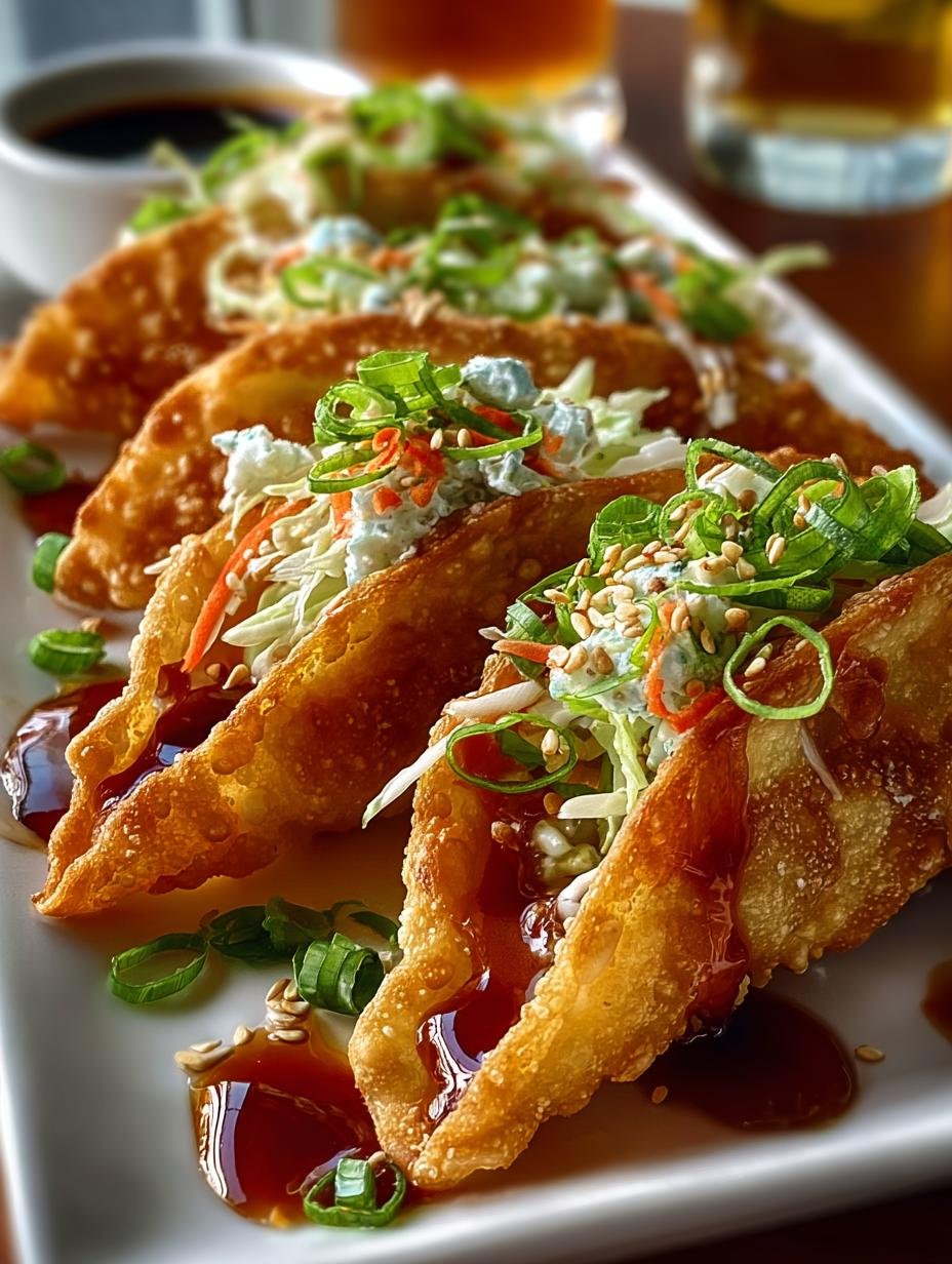 Savory Chicken Wonton Tacos: A Flavorful Delight