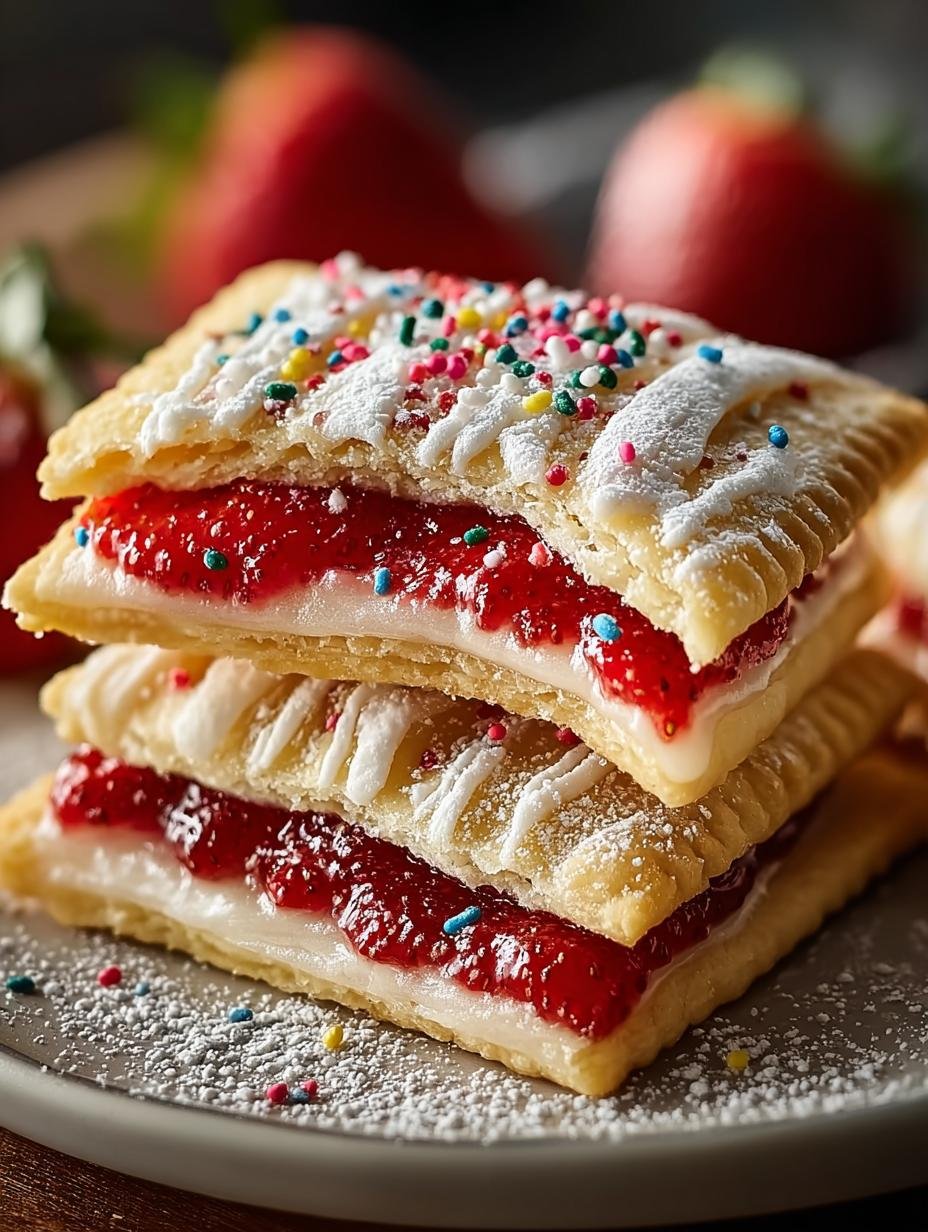 Delicious Strawberry Pop Tart Sugar Cookies to Try