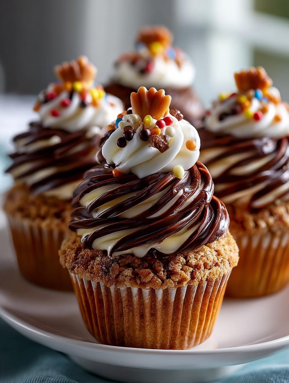 Turkey Cupcakes Fun Flavorful: 7 Creative Ideas for Thanksgiving - Turkey Cupcakes Fun Flavorful - additional detail