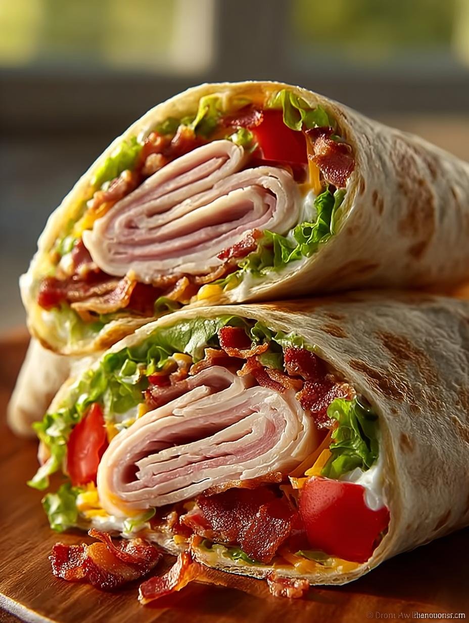 Delicious Turkey Ranch Club Wrap Recipe: 10 Minutes to Enjoy
