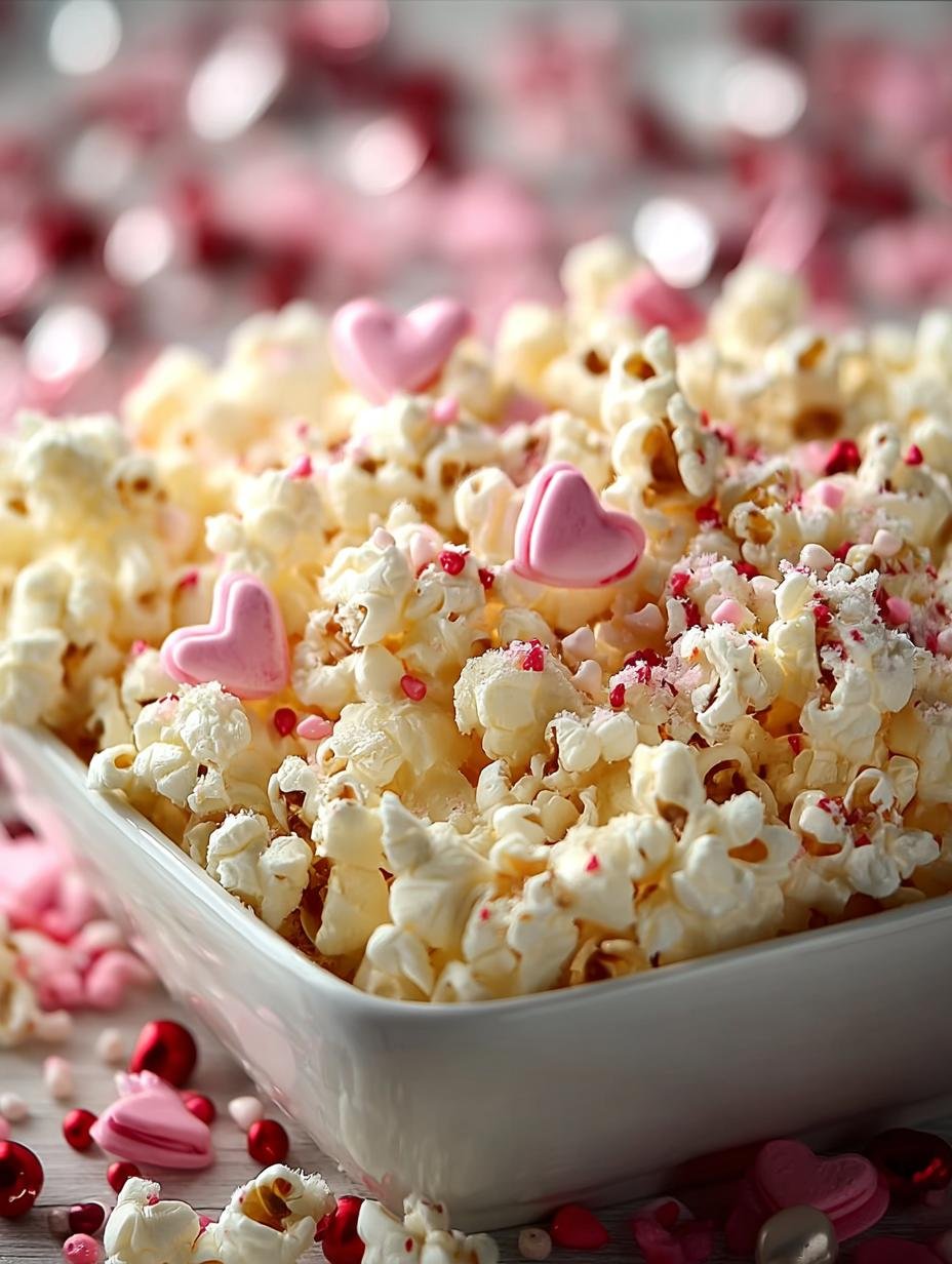 Valentines White Chocolate Popcorn: 5 Sweet Treats