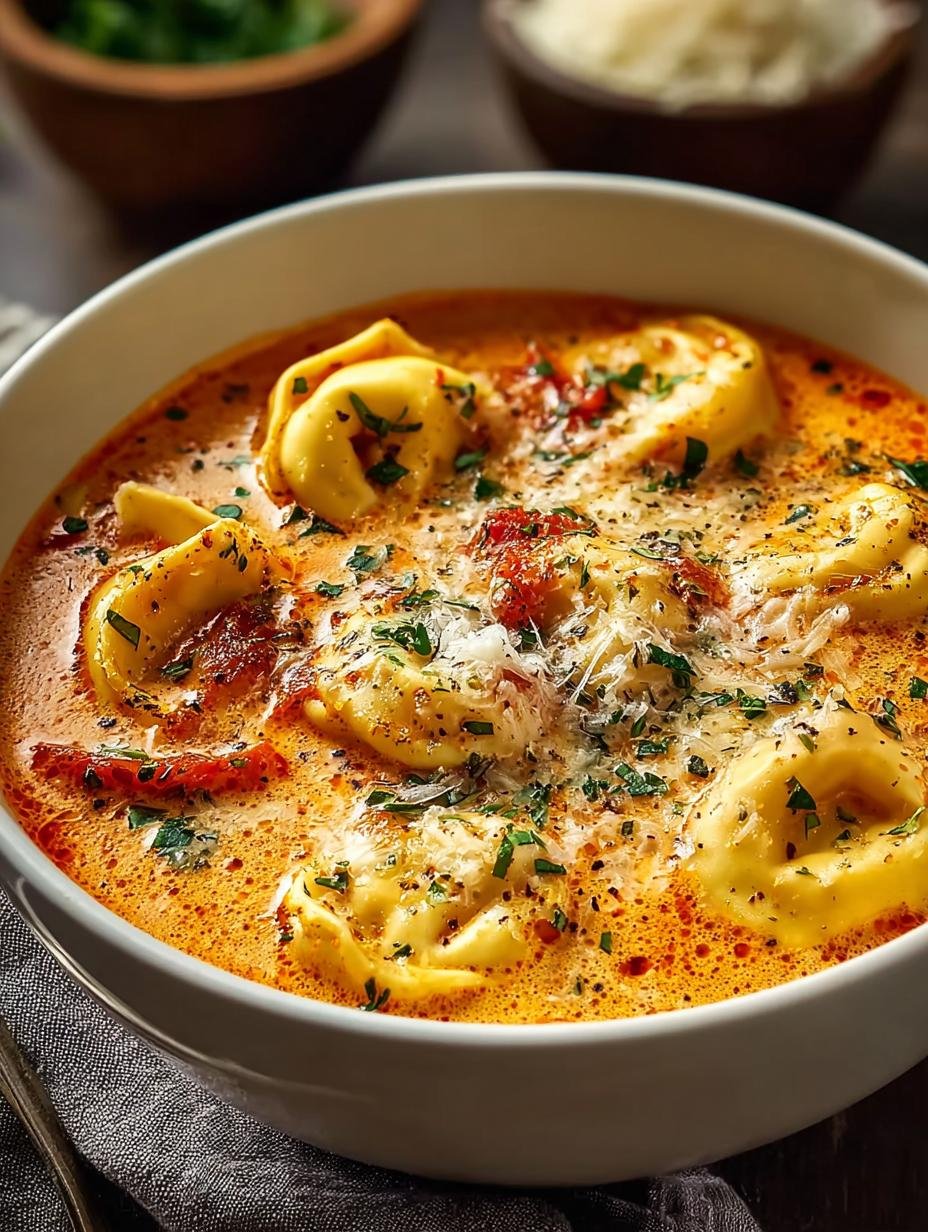 Cheesy Tomato Tortellini Soup: 5 Reasons to Love It - Cheesy Tomato Tortellini Soup - additional detail