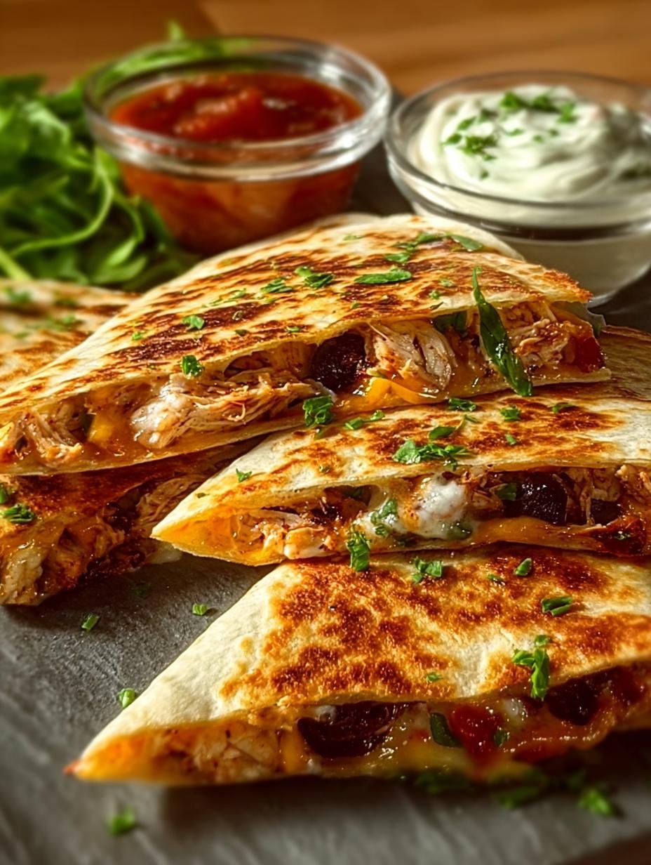 Easy Chicken Quesadillas: 5 Steps to Cheesy Perfection - Chicken Quesadillas - additional detail